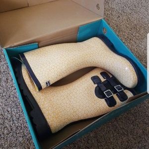 Puddletons Yellow Rain Boots 6.5